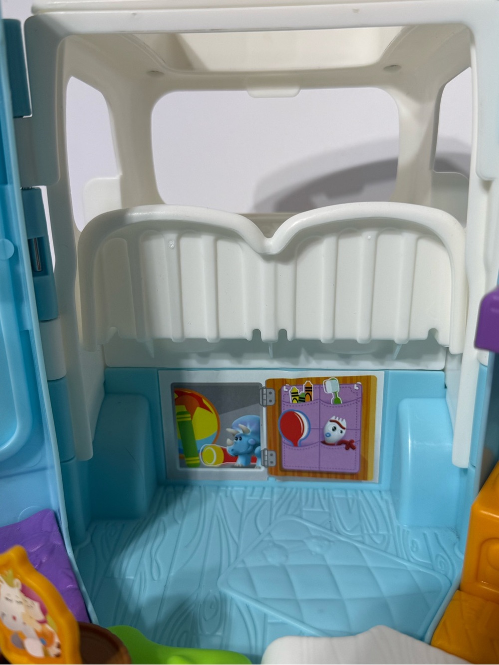 Fisher Price Little People Disney Toy Story Camper Van Tricountry RV w/2 figures - Picture 10 of 16